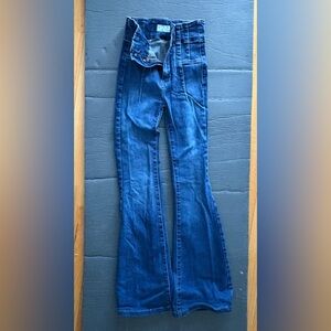 Free People Jeans: High Waist, Flare Leg